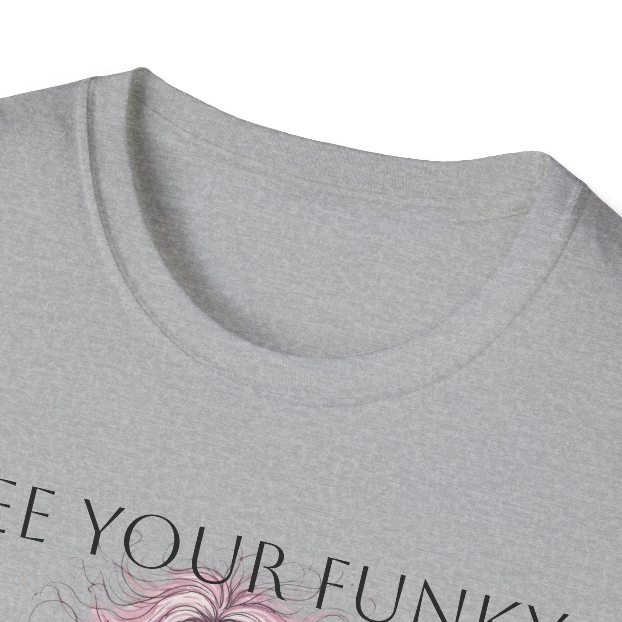 T-Shirt — “Free Your Funky” Peace-Sign Boho Woman Graphic Tee