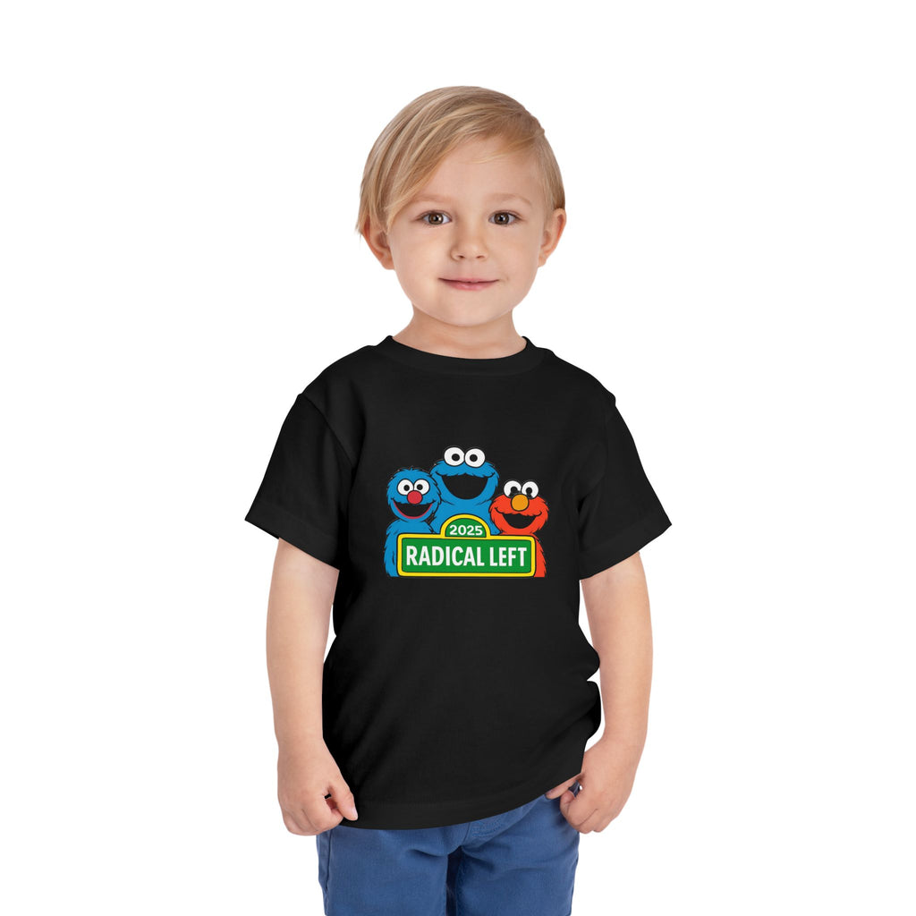 Radical Left Toddler Tee, Cute Kids T-Shirt, Playful Shirt for Babies, Funny Toddler Clothing, Gift for Little Activists