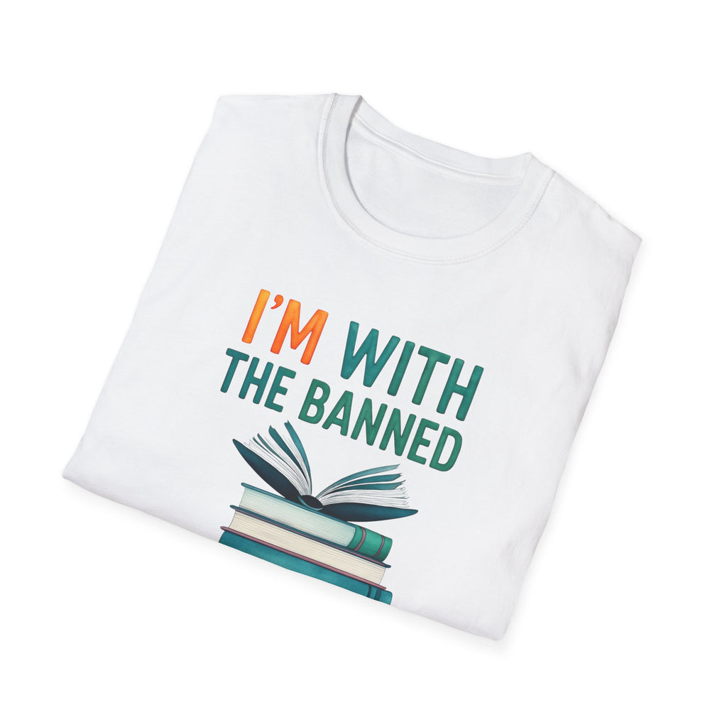 Banned Books Awareness I’m with the banned T-Shirt Christmas Gift for activists and liberals, librarian gift, teacher gift