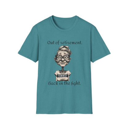 Unisex T-Shirt Fight Fascism Out of Retirement Design