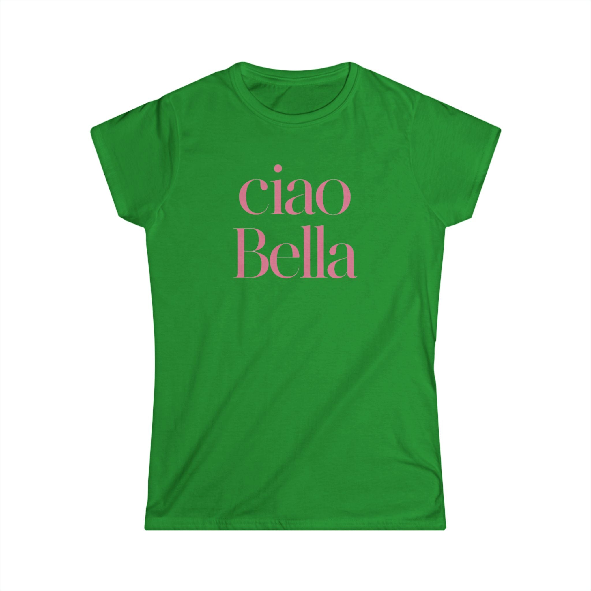 Ciao Bella Tee -hello! Fun Italian ladies fit goodbye! Beautiful girl Women's Shirt, Casual T-Shirt, Gift for Her, Stylish Tee, Cute Tops