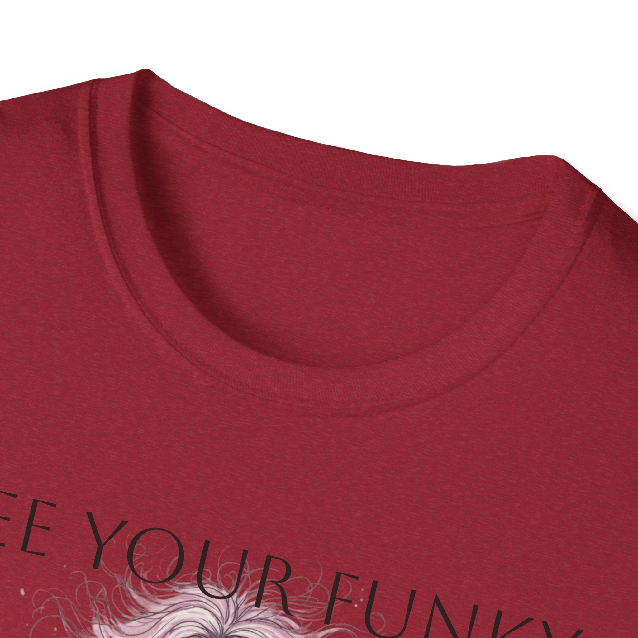 T-Shirt — “Free Your Funky” Peace-Sign Boho Woman Graphic Tee