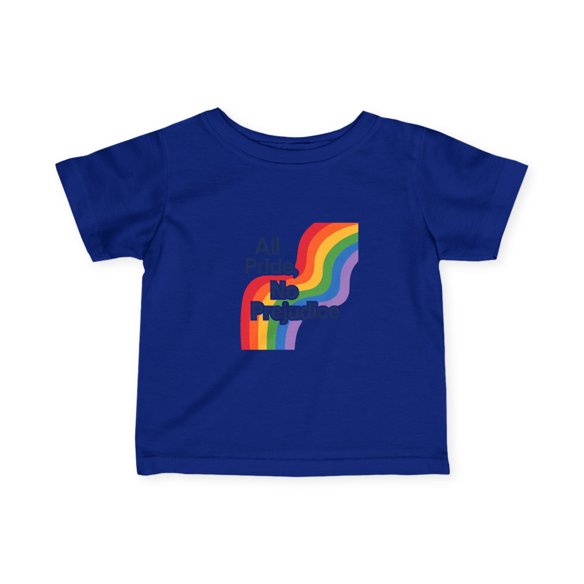Rainbow Pride Infant Tee, Gay Rights Baby Shirt, Social Justice LGBTQ Onesie, No Prejudice Toddler Top, Pride Parade Kids Clothing