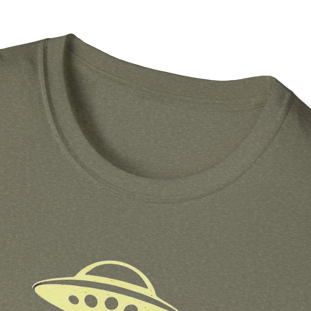 UFO Alien Anti Trump Protest Softstyle T-Shirt, Political Activist Tee, Social Justice Shirt, Protester Gift, Activism Apparel