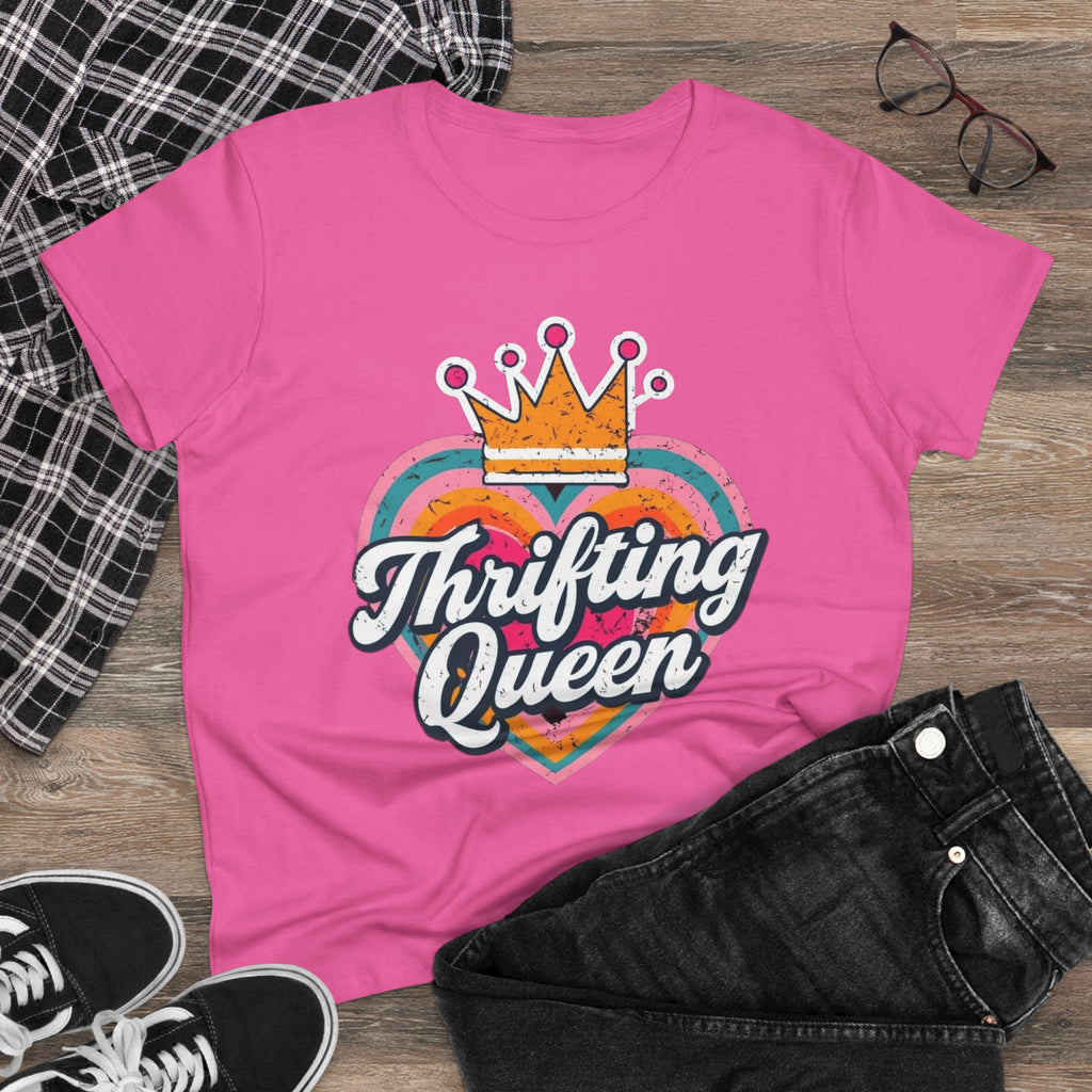 T-Shirt, Thrifting Queen, Upcycle, Recycle, Reuse, Vintage, Women's Tee Shirt