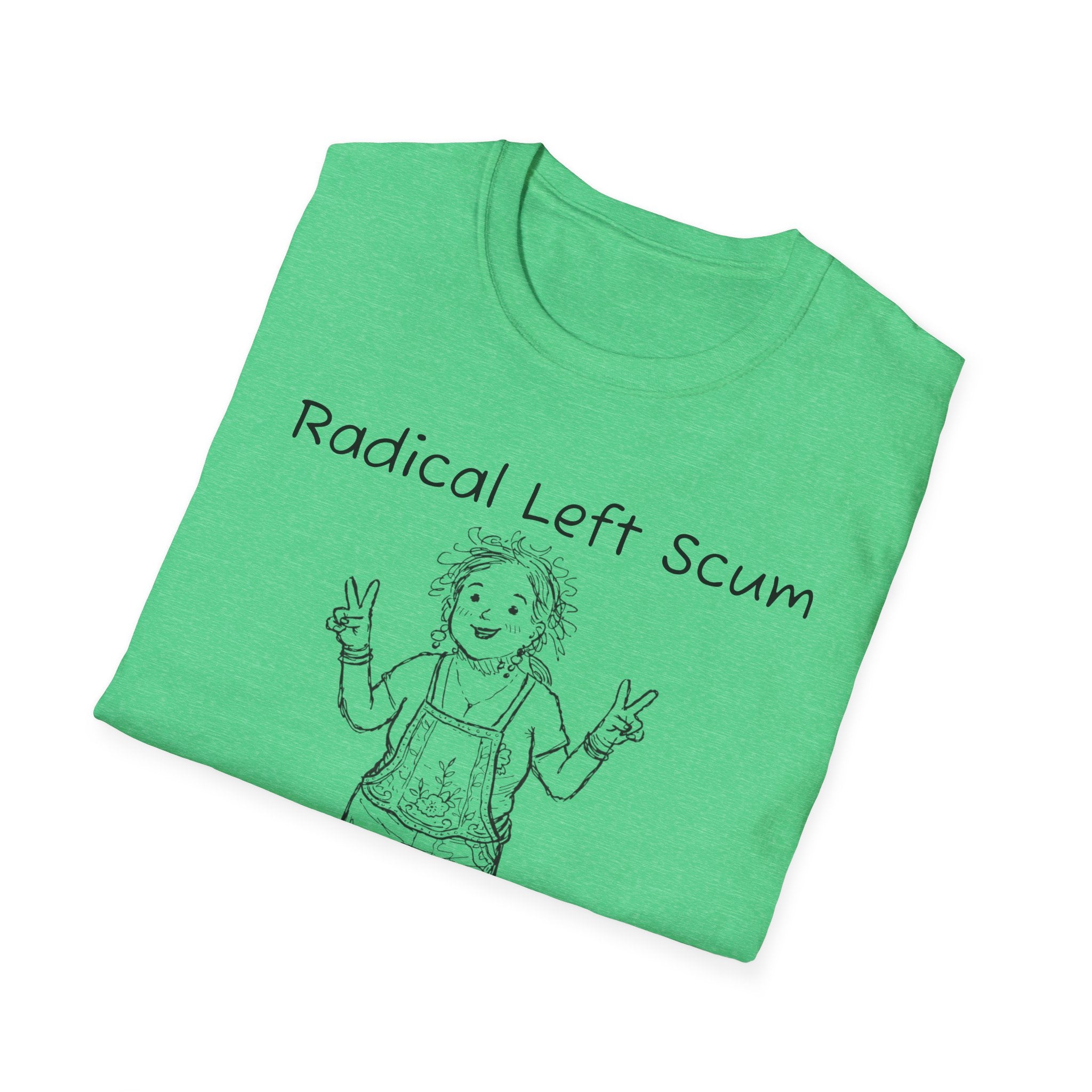 Radical Left Scum T-Shirt — Provocative Political Graphic Tee Anti Trump Streetwear