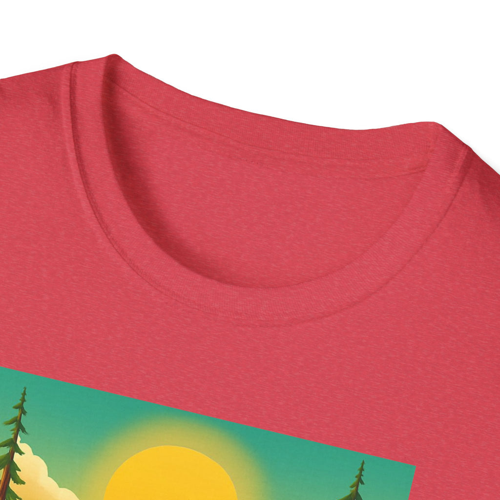 Camp Sashay carnival Unisex Softstyle T-Shirt, Vintage Camping Tee, Outdoor Adventure Shirt, Summer Vibes T-Shirt, Gift for Nature Lovers