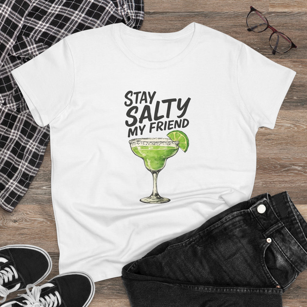 Stay Salty My Friend Margarita Cocktail Party Summer Drinks, Graphic Tee, Beach Vibes Shirt, Summer Vacation Top, Gift for Her,
