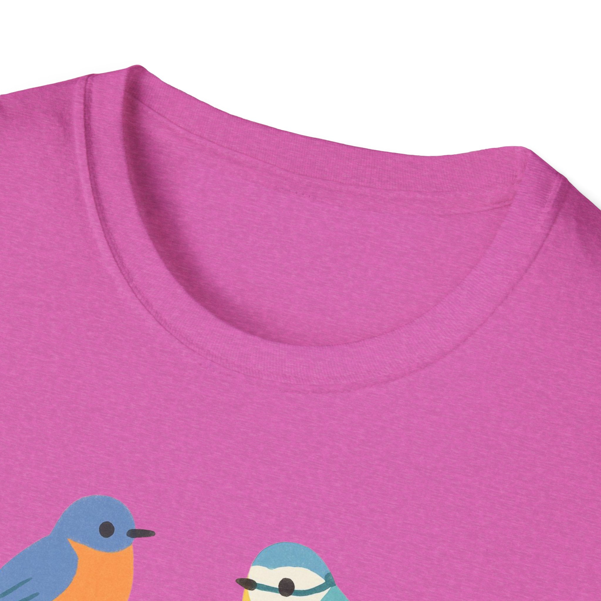 Bird Nerd Unisex Softstyle T-Shirt, Perfect for Bird Lovers, Nature Enthusiasts, Gift for Birdwatchers, Casual Wear,  Apparel bird gift