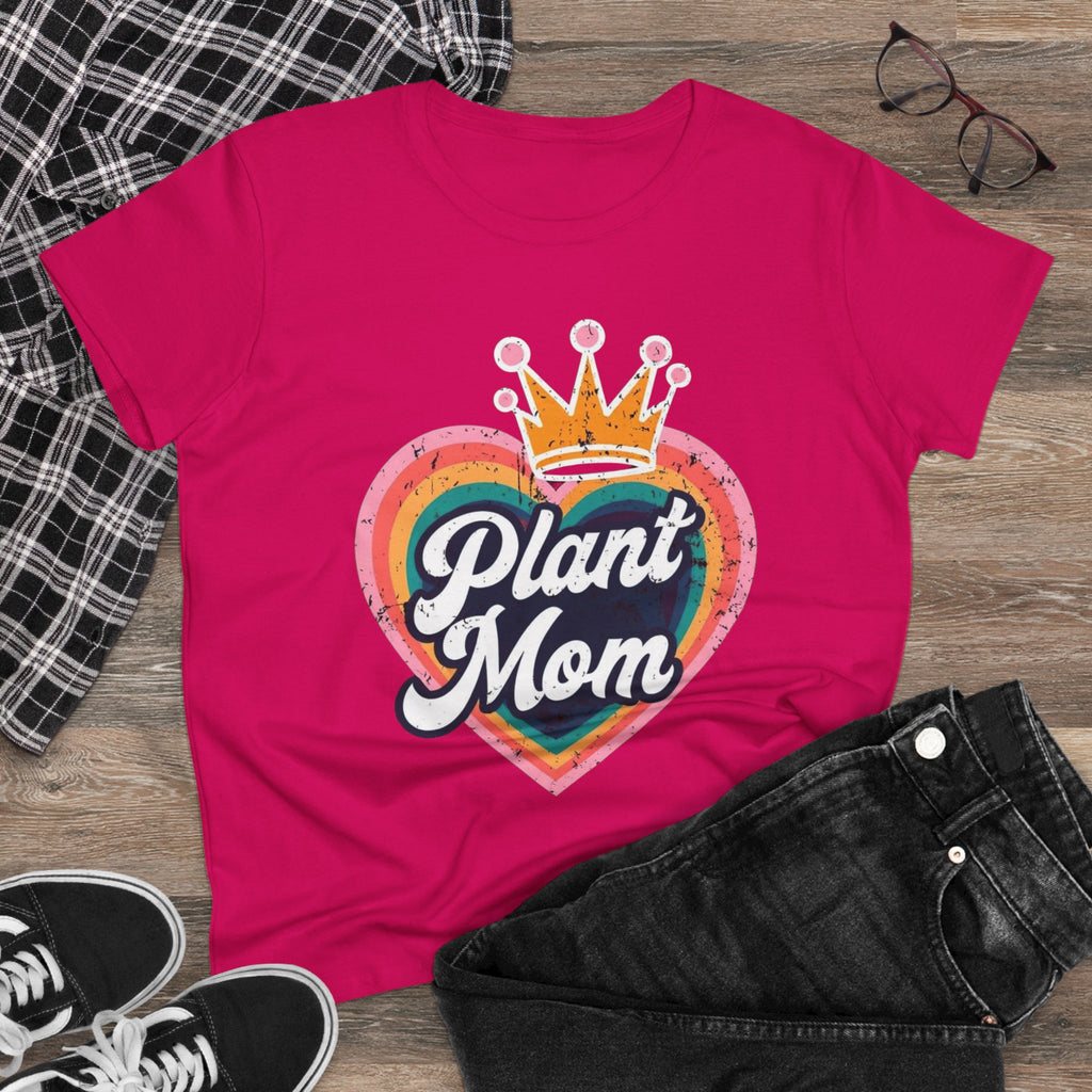 Plant Mom Cotton Tee - Perfect Gift for Plant Lovers, Women's Graphic Shirt, Casual Wear, Eco-Friendly Fashion, Birthday Gift garden