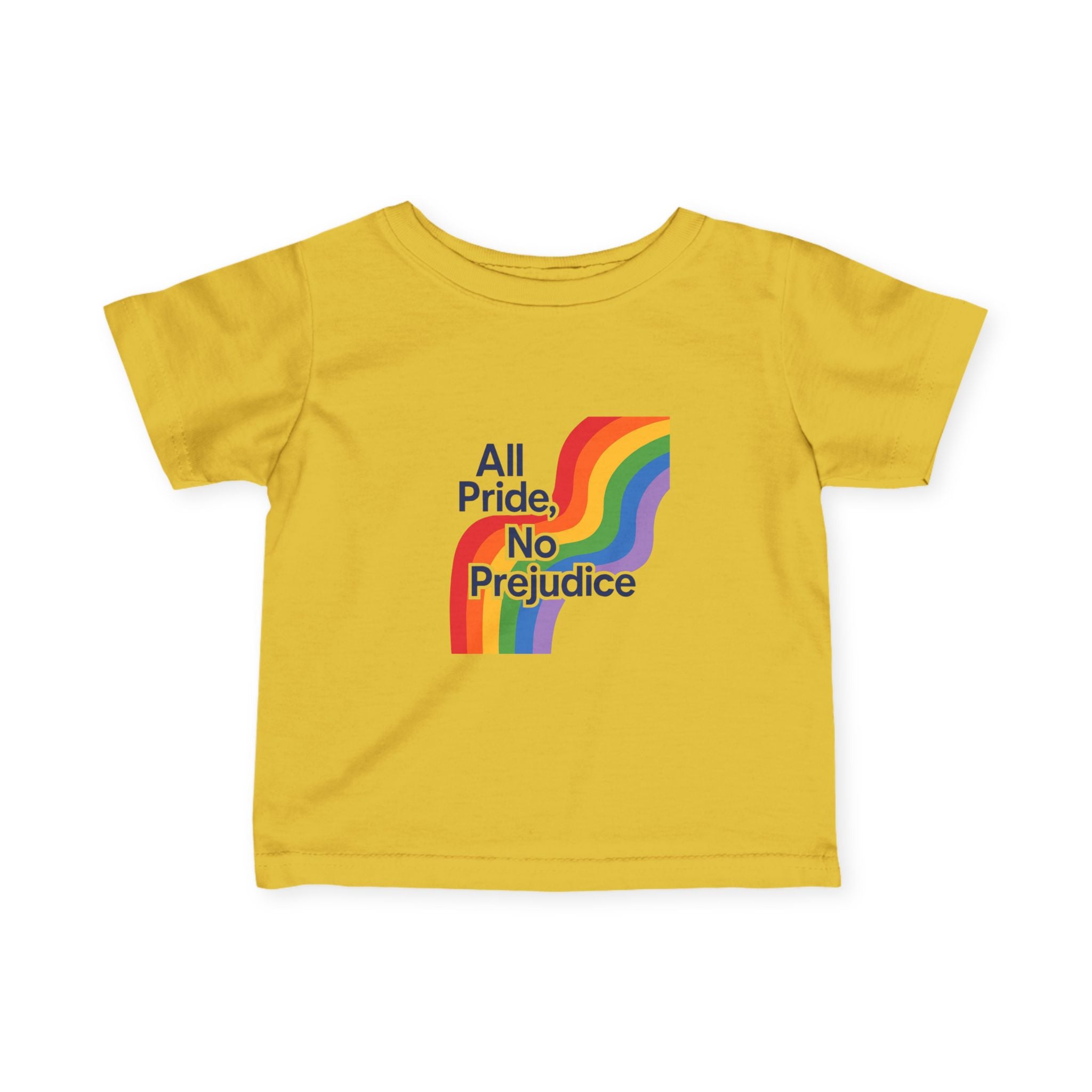 Rainbow Pride Infant Tee, Gay Rights Baby Shirt, Social Justice LGBTQ Onesie, No Prejudice Toddler Top, Pride Parade Kids Clothing