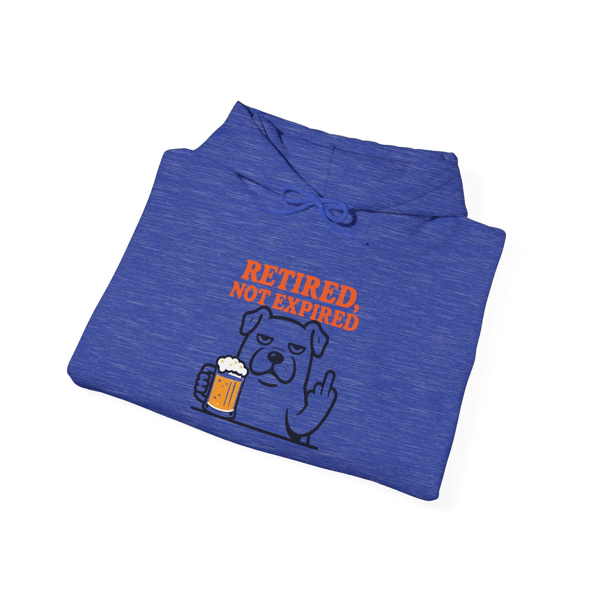Retired not expired Dog and beer Hoodie, Retirement Adventure Gifts, Funny Unisex Sweatshirt