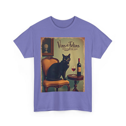 French Wine Kitty Tee