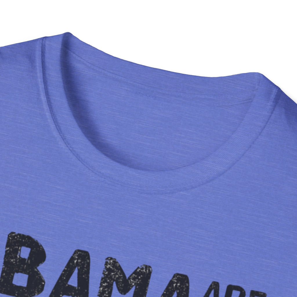 Obama are you coming home? Funny Political T-Shirt, Unisex Softstyle Tee, Humorous Gift. Quirky Apparel, Casual Wear