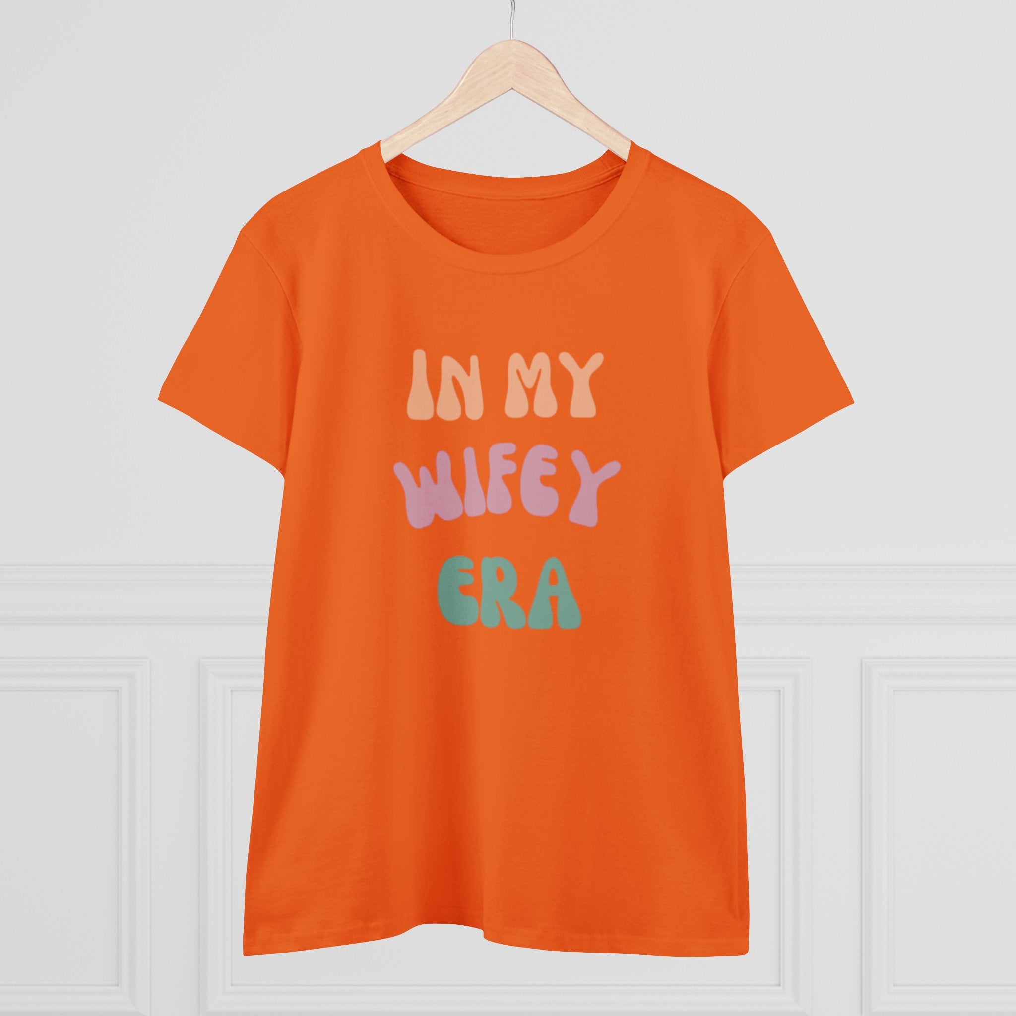 T-Shirt - Women's Midweight Cotton Tee with 'In My Wifey Era' Design