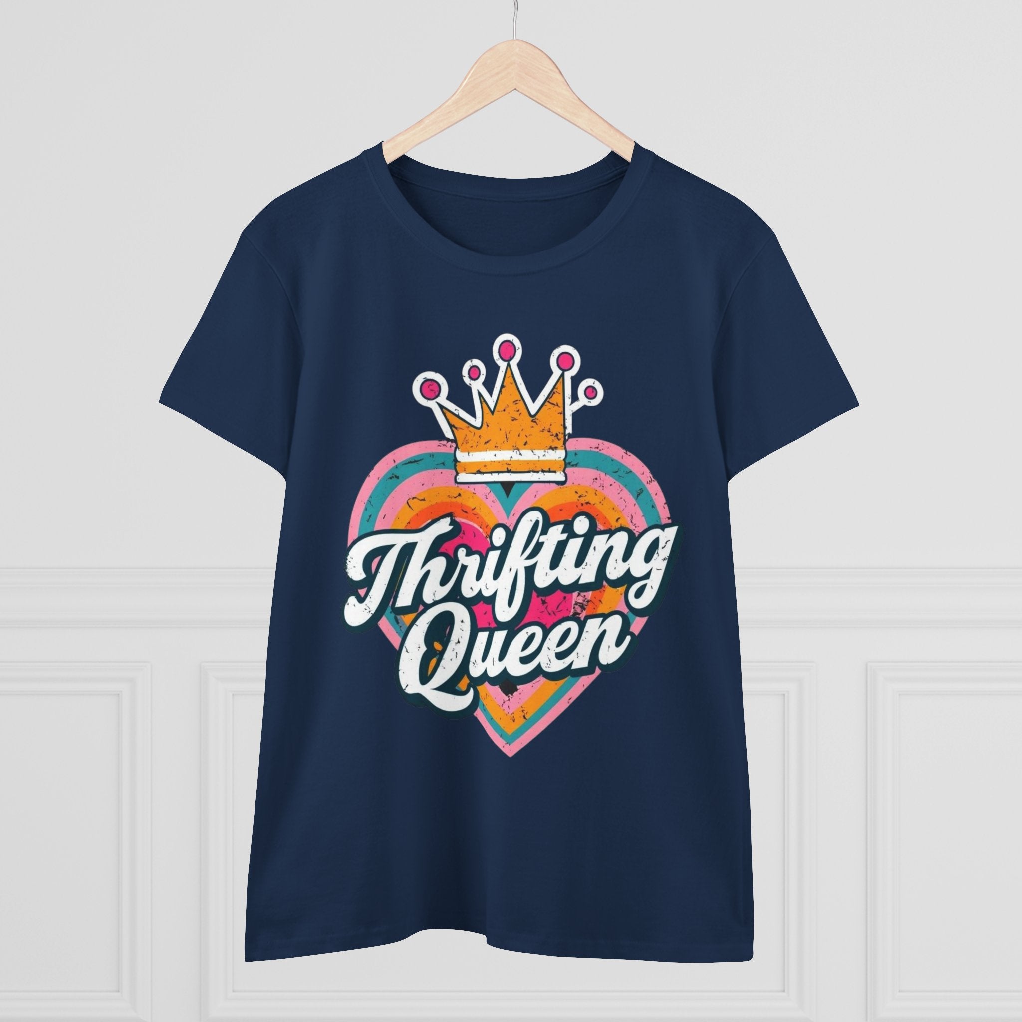 T-Shirt, Thrifting Queen, Upcycle, Recycle, Reuse, Vintage, Women's Tee Shirt