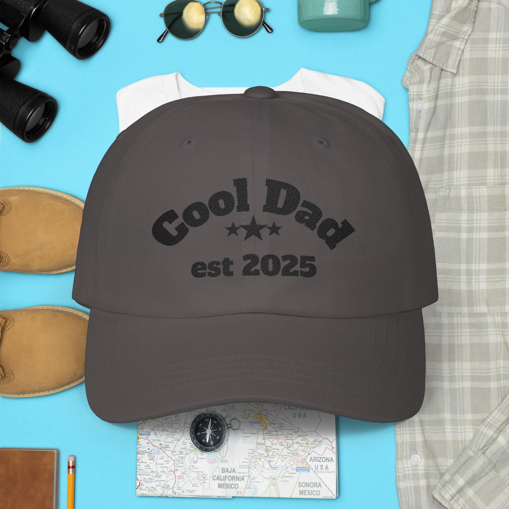 Personalized Embroidered Dad Cap — Customize your Text Hat