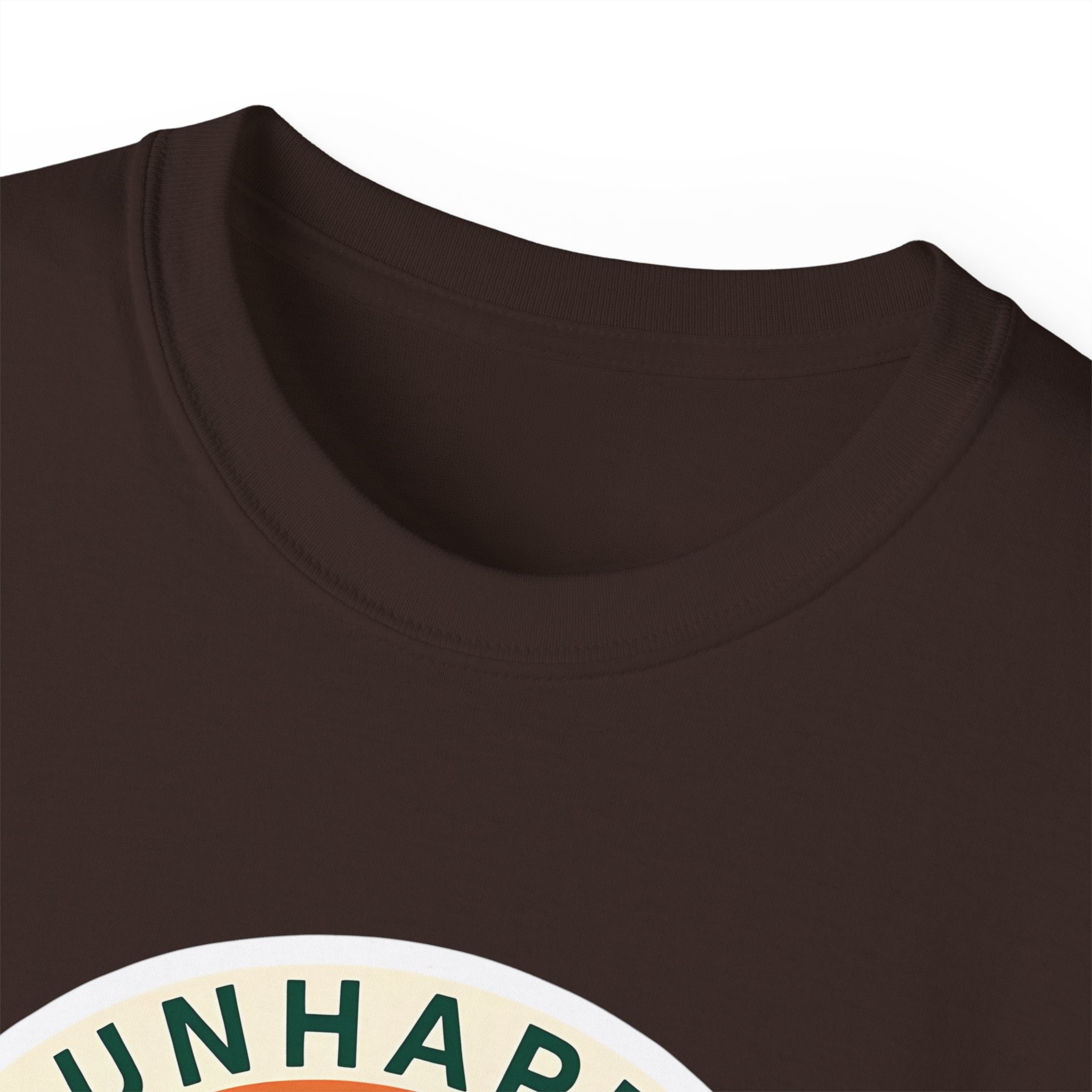 Unisex Tee for Campers: Unhappy Wanderer Adventure Gift Shirt, Hiking Outdoor Camping Apparel, Outdoorsy Nature Lover Top, Wanderlust Tee,