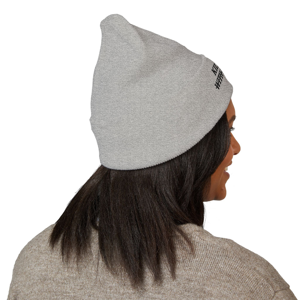 Kill Them With Kindness Embroidered Beanie — Classic Cuffed Beanie