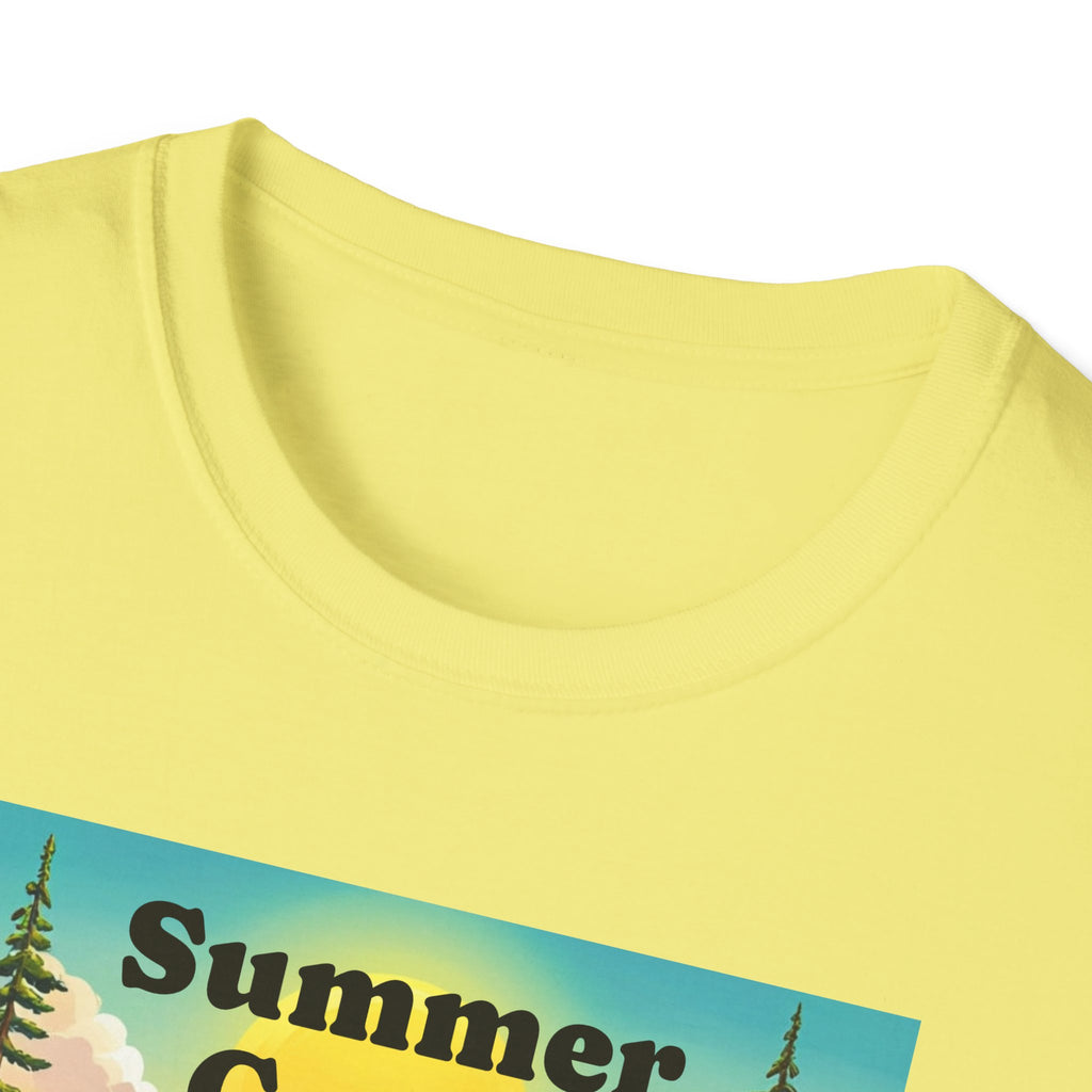 Unisex Summer Camp T-Shirt, Fun Camp Tee, Outdoor Adventure Shirt, Camping Gift, Tramp Champ Apparel, 2025 Summer Tees