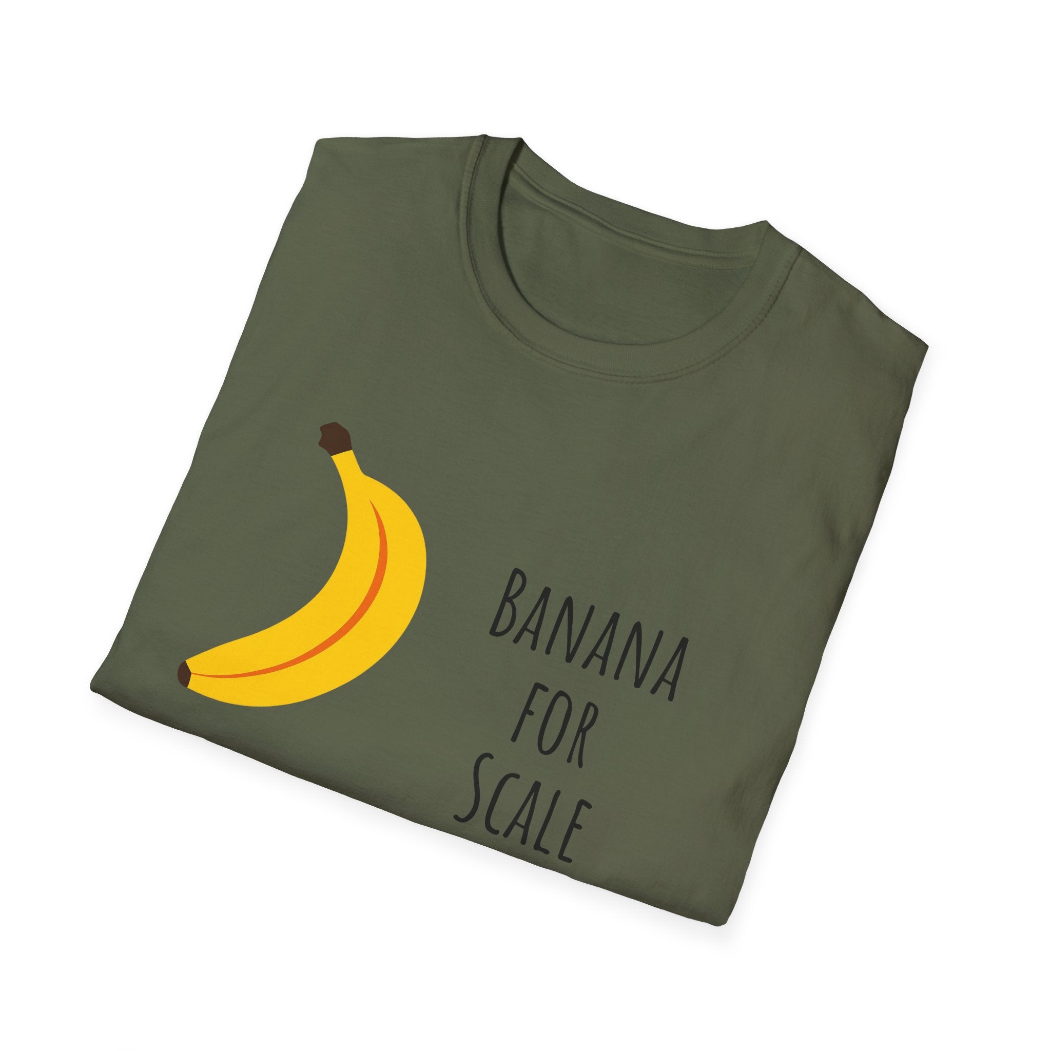 Funny Banana for Scale Unisex T-Shirt, Cute Fruit Gift Tee, Humorous Graphic Shirt, Foodie Clothing, Novelty Apparel
