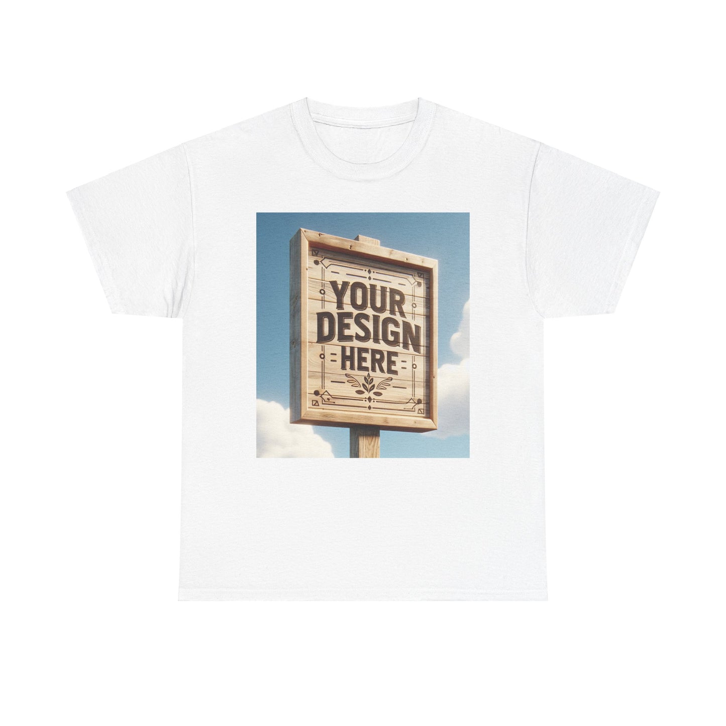 Customizable Tee Design Your Own Shirt Unisex Heavy Cotton Tee