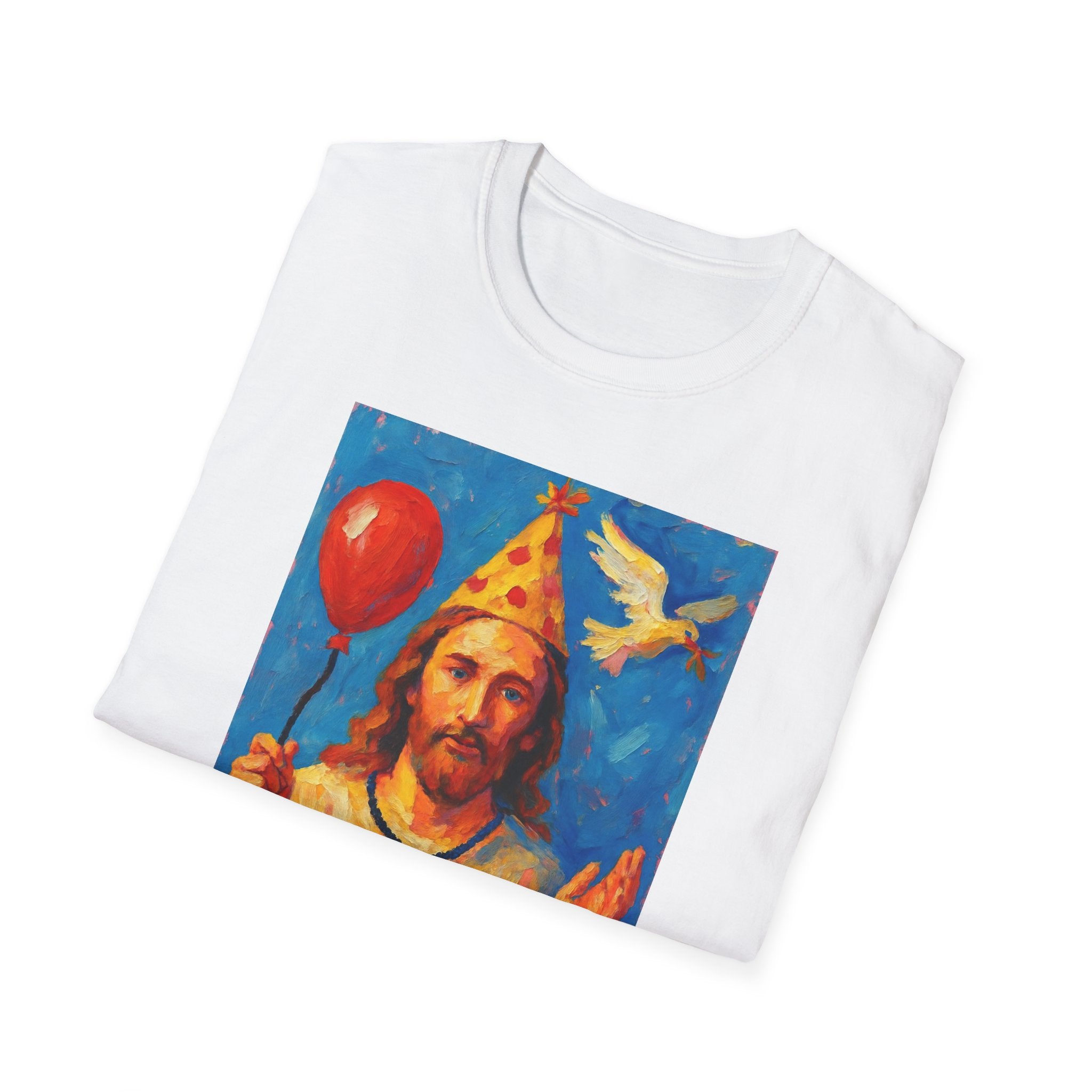 Vintage Religious Icon Birthday Boy T-Shirt Go Jesus, it’s your birthday!