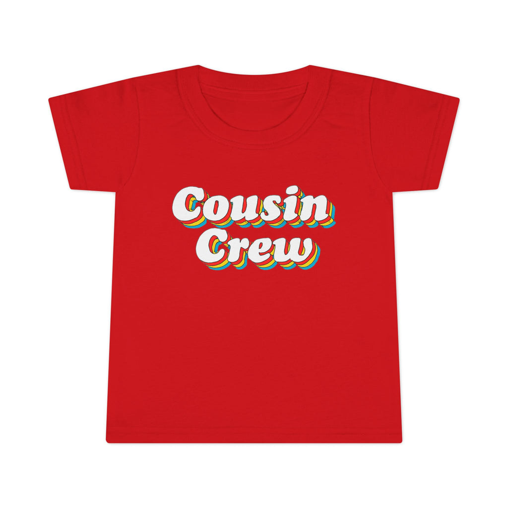 Retro Cousin Crew Toddler T-Shirt, Cute Family Shirt, Kids' Casual Wear, Cousin Family Gatherings, Birthday Gift