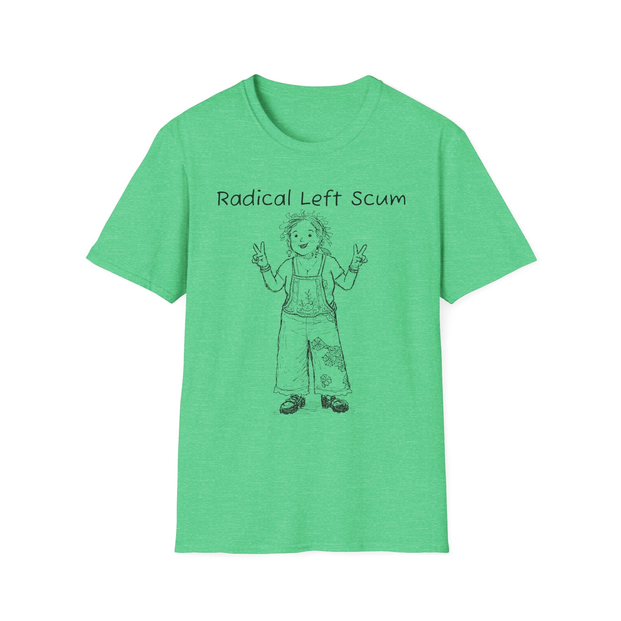 Radical Left Scum T-Shirt — Provocative Political Graphic Tee Anti Trump Streetwear