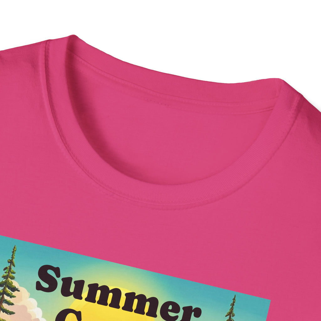 Unisex Summer Camp T-Shirt, Fun Camp Tee, Outdoor Adventure Shirt, Camping Gift, Tramp Champ Apparel, 2025 Summer Tees