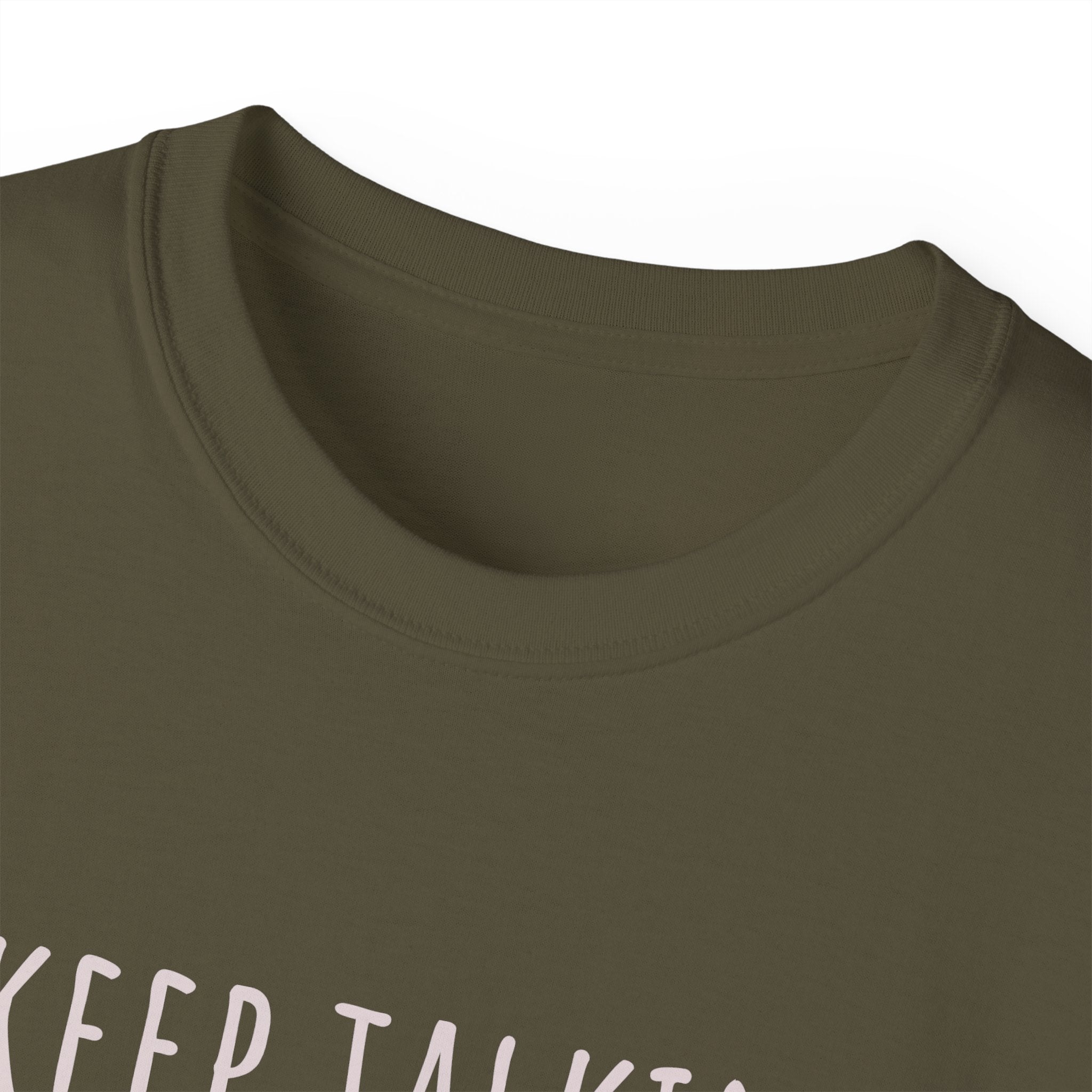 Keep Talking Diagnosis Tee | Funny Therapist Gift, Unisex Cotton T-Shirt, Humorous Diagnosis Shirt, Perfect for Psychologists, Casual Wear