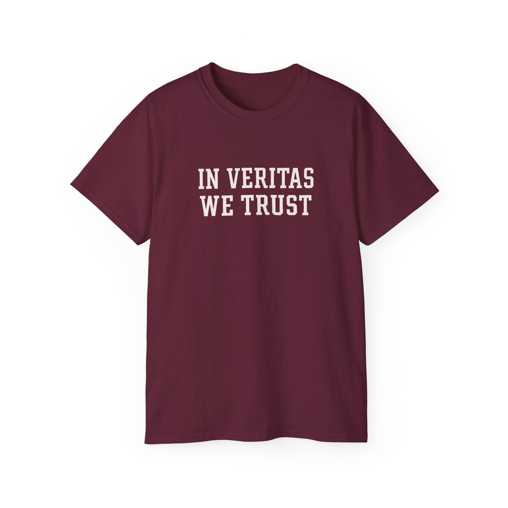 In Veritas We Trust Harvard Anti Trump, Protest Shirt, Political Activist Gift, Statement Tee, College Shirt