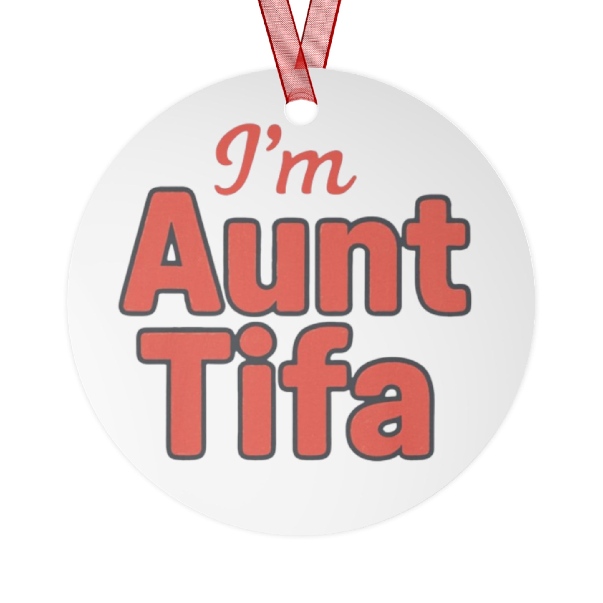 Ornament Set - Aunt Tifa Holiday Decor Anti Trump Antifa