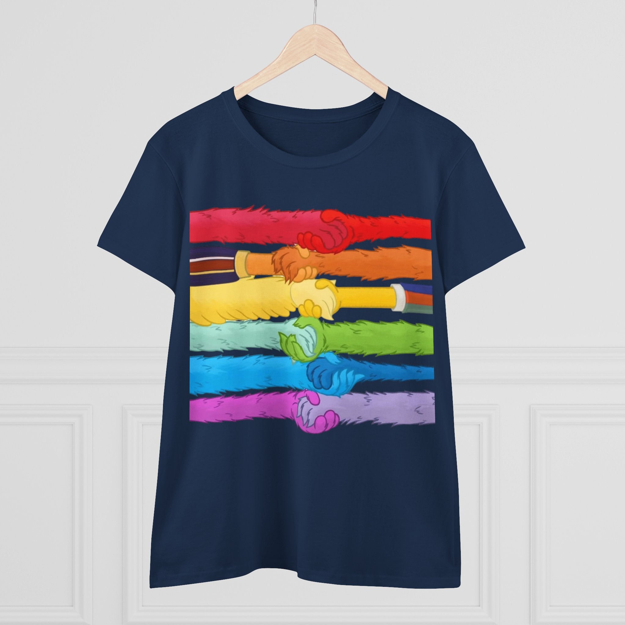 Kindness and diversity count! Pride Unity Tee, LGBTQ+ Cotton T-Shirt for Celebrations, Rainbow Design, Equality Shirt,  anti Trump Wear