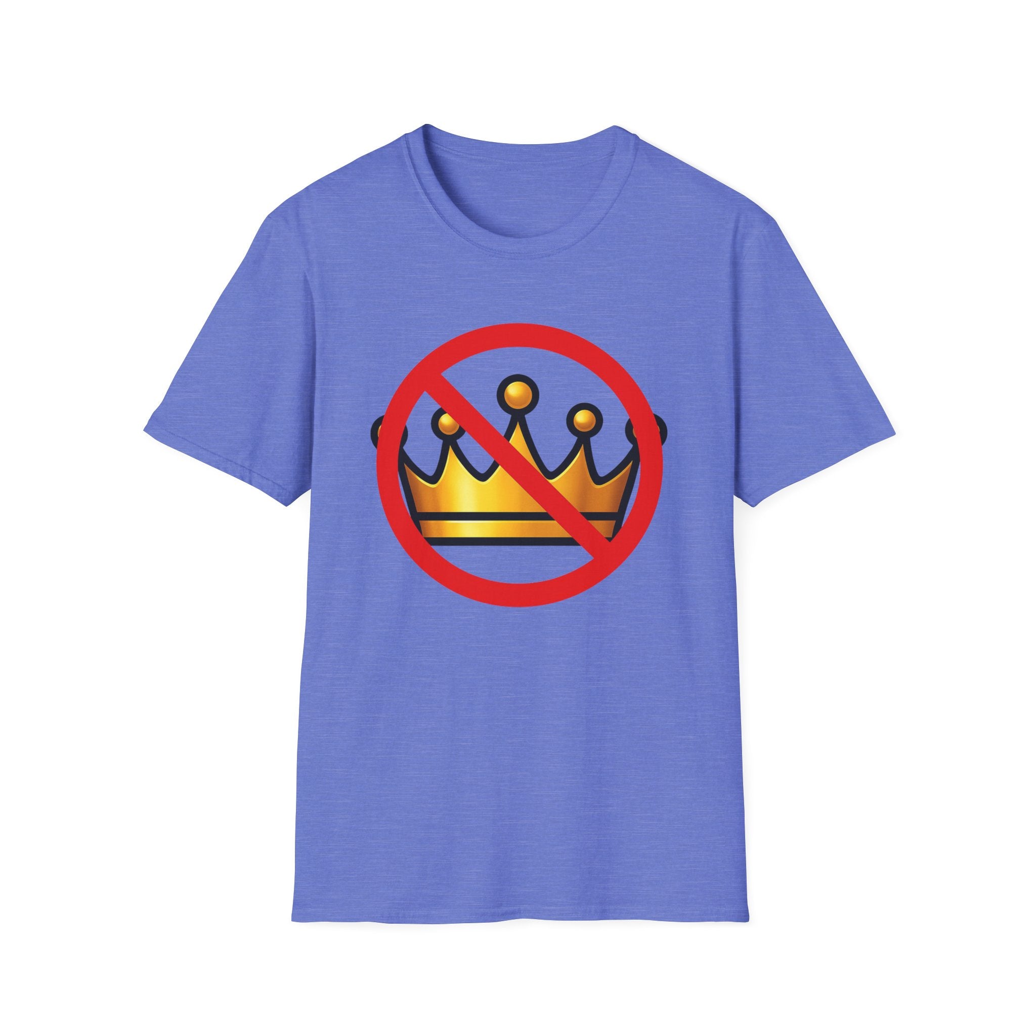 No Kings Anti Trump Protest Activist Unisex Softstyle T-Shirt, Resist Gift, June 14 Social Justice Tee, Activism Apparel, Political