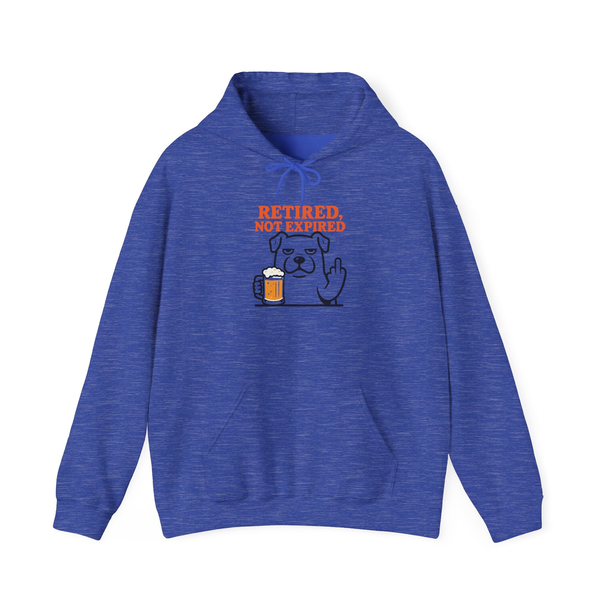 Retired not expired Dog and beer Hoodie, Retirement Adventure Gifts, Funny Unisex Sweatshirt