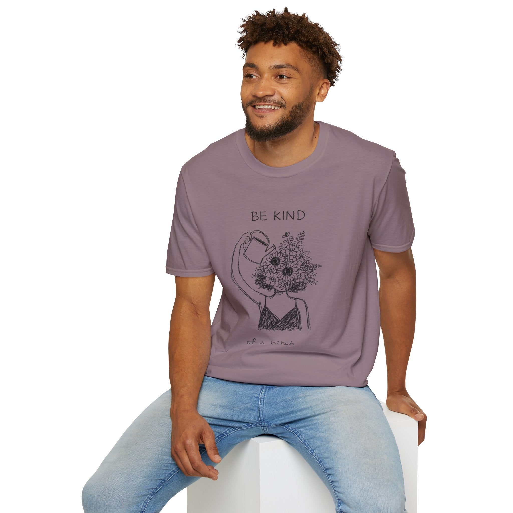 Be Kind of a Bitch Floral T-Shirt — Bold Feminine Graphic Tee