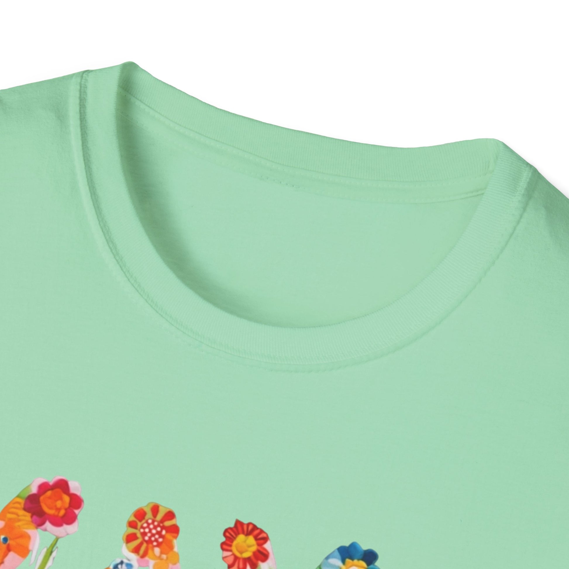 Floral Mama T-Shirt, Mother's Gift, Unisex Tee, Spring Fashion, Handmade Shirt, Gift for Mom, Cute Floral Tee new mom gift