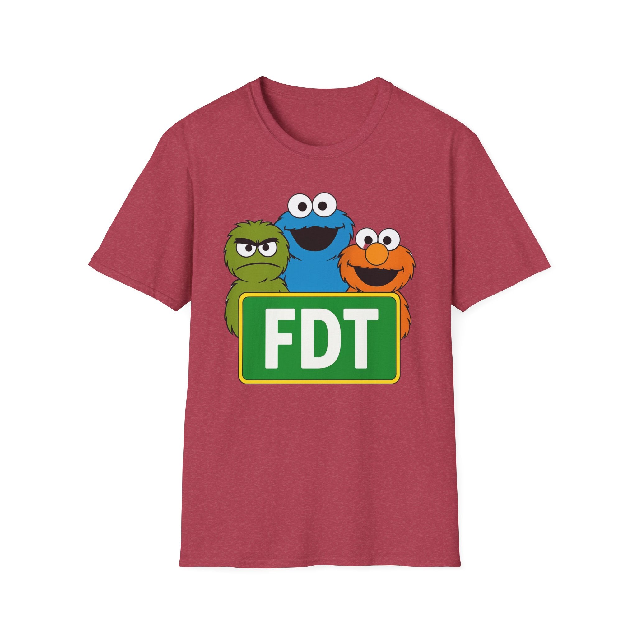 FDT Funny Unisex T-Shirt, Anti Trump Political Humor, Nostalgic Puppets, Kindness, Diversity, Social Justice, Liberal Gift, Funny Political