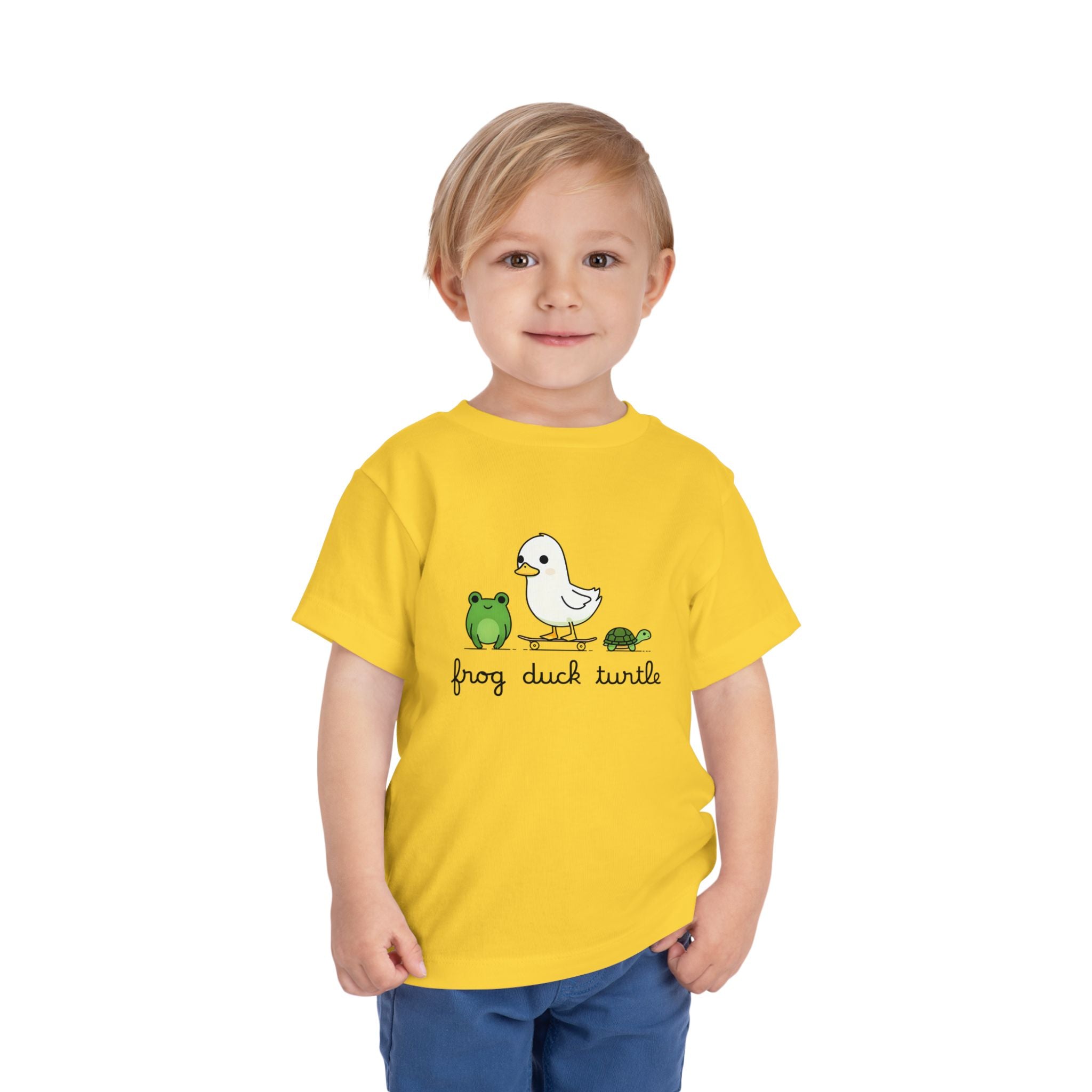 FDT Protest Human Rights Frog Duck Turtle Design - Kids Activism Shirt, Social Justice Top, Youth Equality Tee, Protest Animal