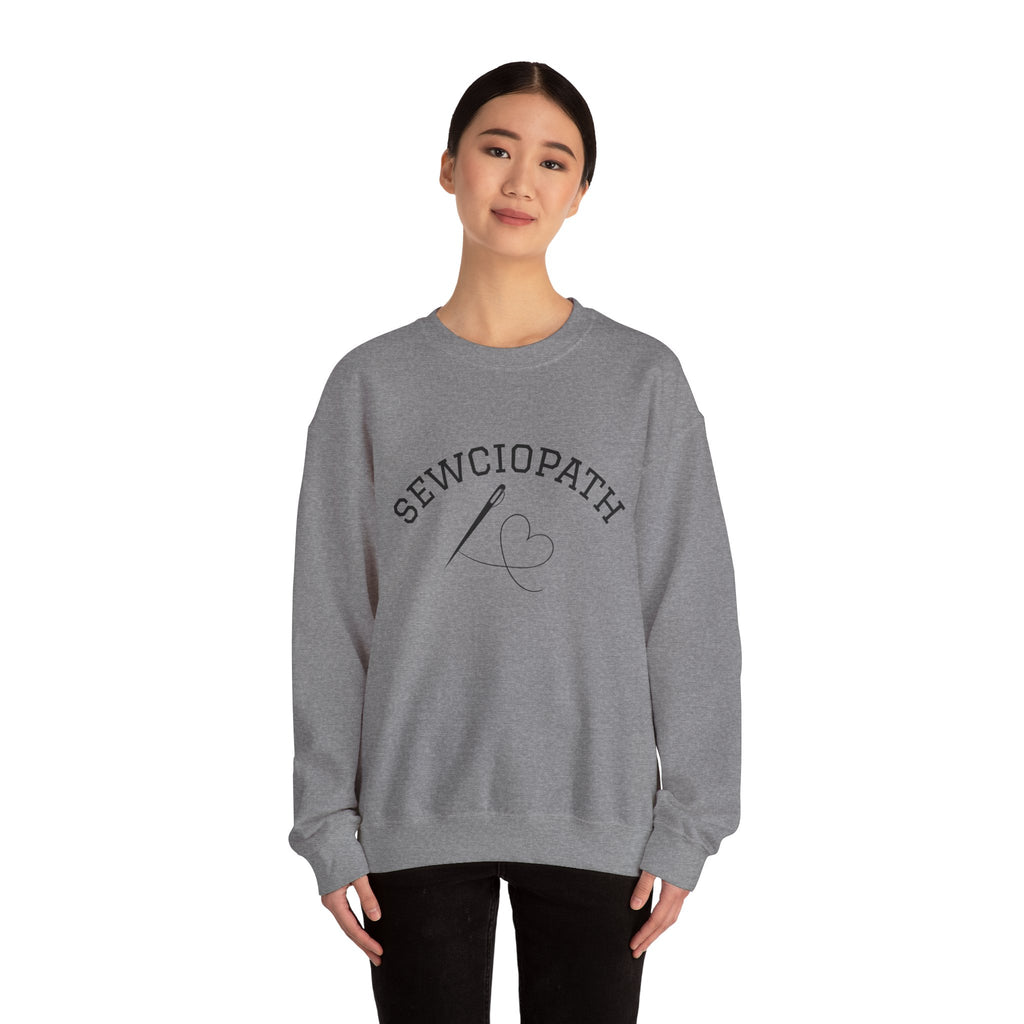 Funny Sewciopath Crewneck Sweatshirt sewing gift