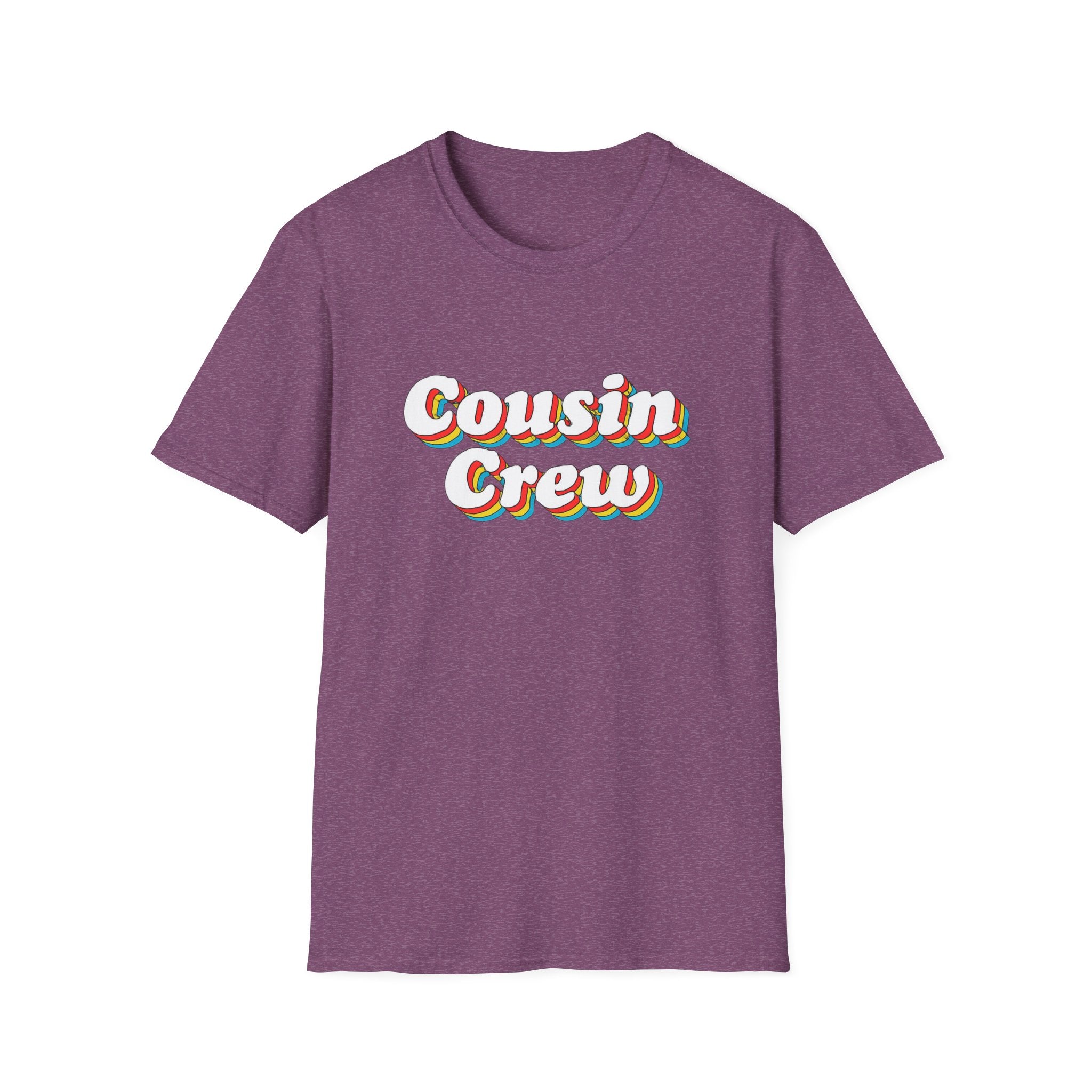 Cousin Crew Unisex T-Shirt - Family Reunion Shirt, Christmas photo gift shirt retro vibe