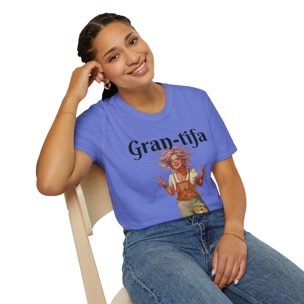 Gran-tifa Anti-Fascist T-Shirt — Political Activist Tee Grandma gift