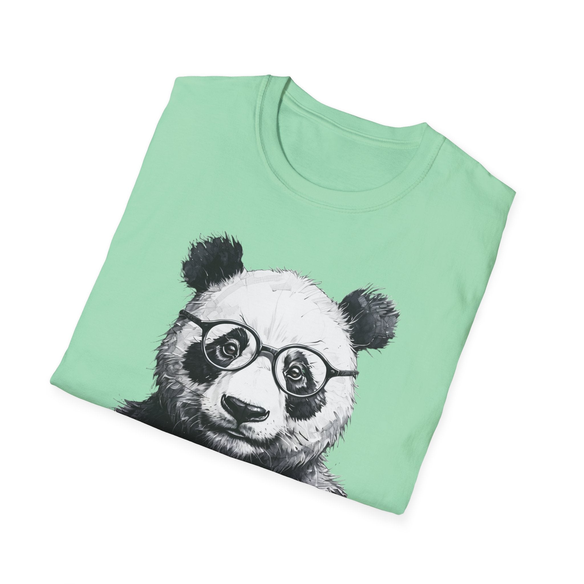 Social Justice Panda Coffee Protest FDT Unisex Softstyle T-Shirt, Anti Trump Activist Tee, Political Statement Shirt