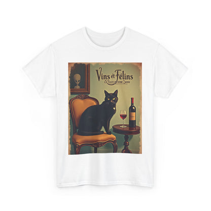 French Wine Kitty Tee