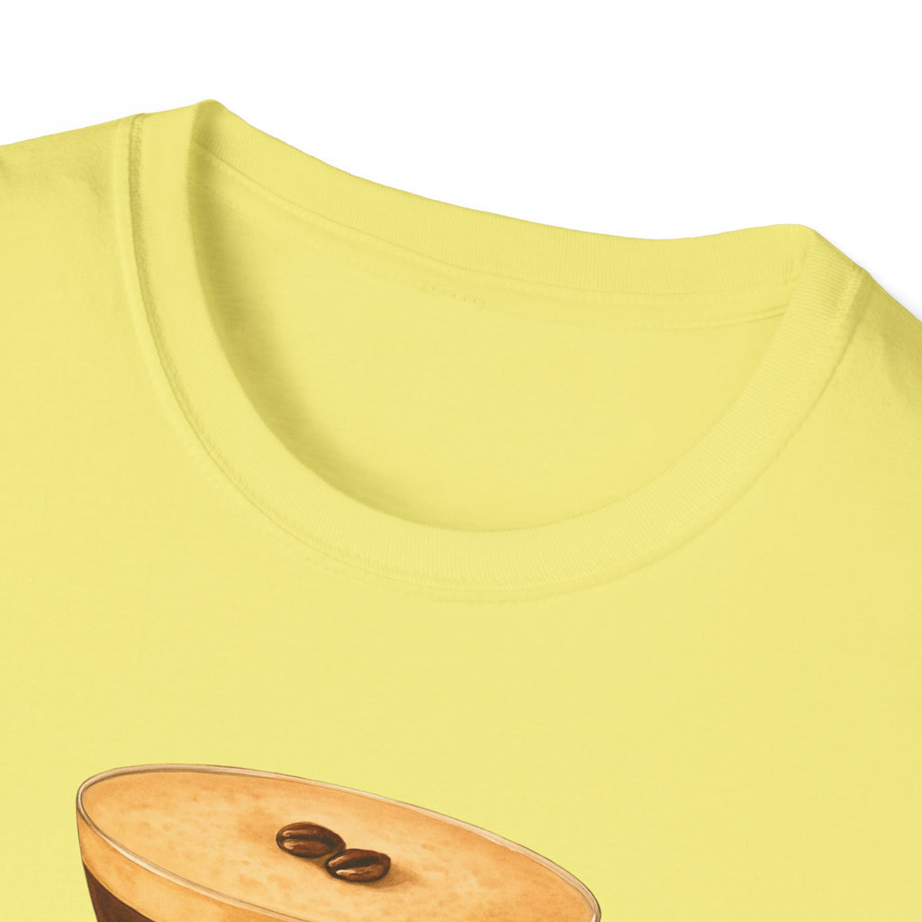 Espresso martini Coffee drink Lover's Unisex T-Shirt - Perfect Gift for Baristas, Coffee Enthusiasts, Birthday, Holidays, Casual Wear