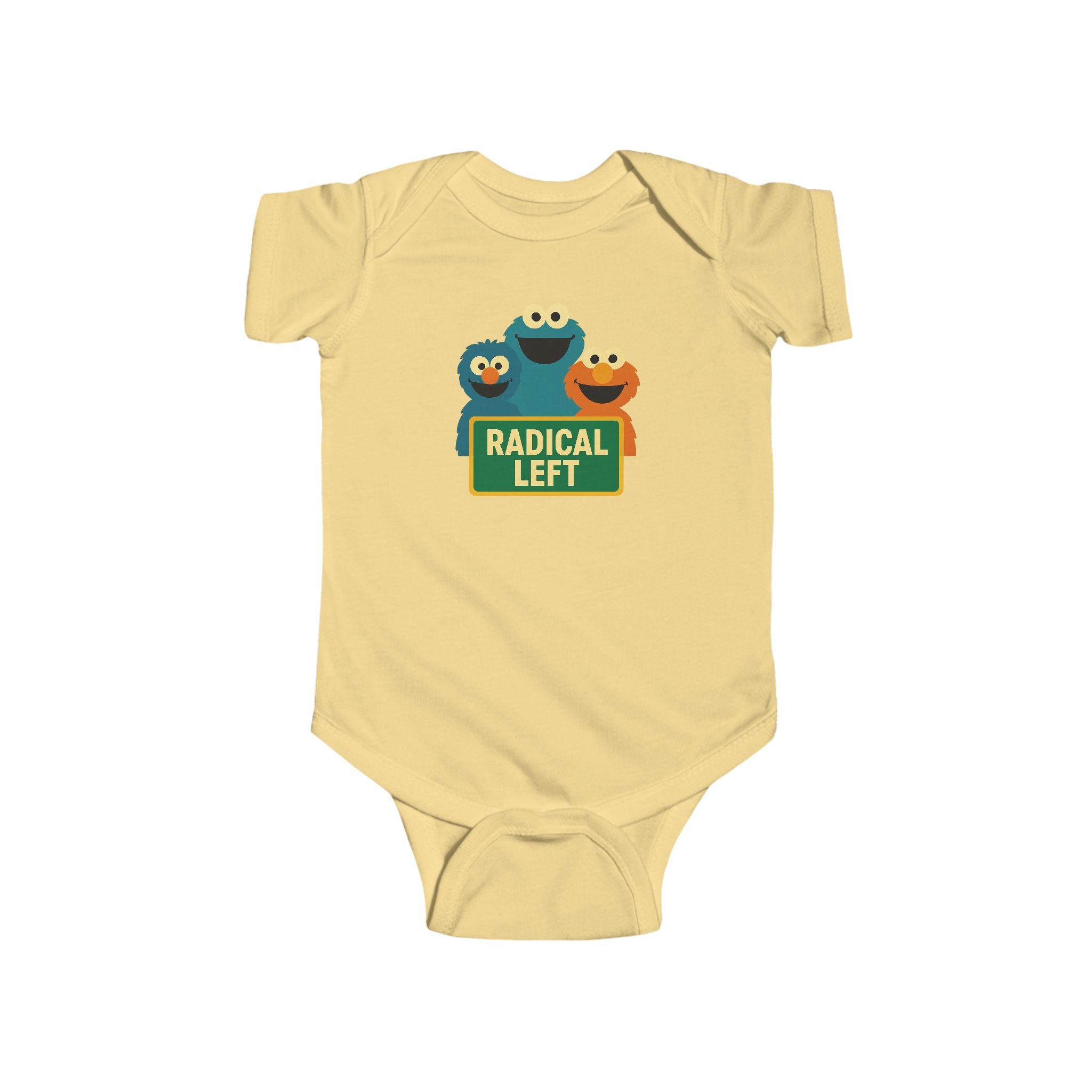 Cute Baby Gift Bodysuit with "Radical Left" Design, Infant Onesie, political Gift, Baby Shower Present, Adorable, liberal gift Baby Fashion