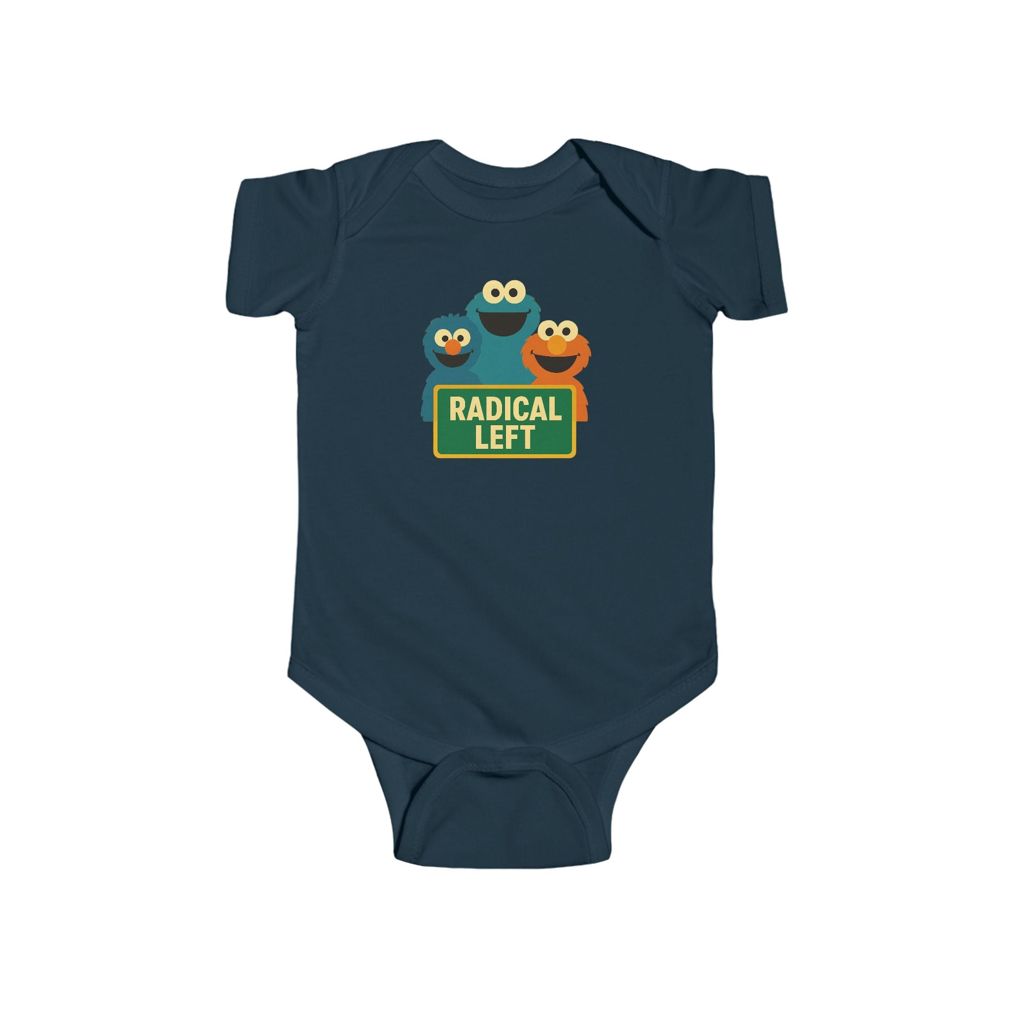 Cute Baby Gift Bodysuit with "Radical Left" Design, Infant Onesie, political Gift, Baby Shower Present, Adorable, liberal gift Baby Fashion