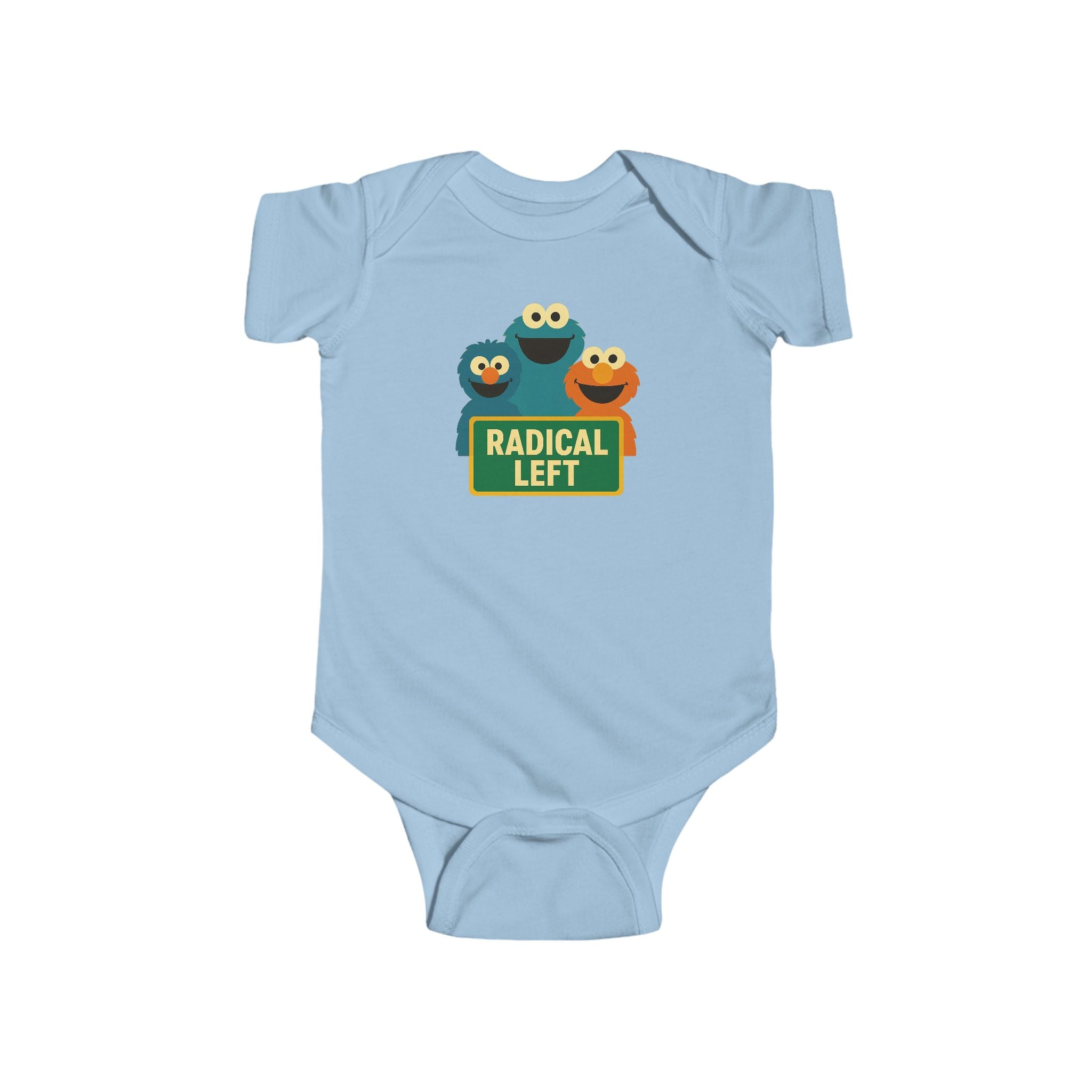 Cute Baby Gift Bodysuit with "Radical Left" Design, Infant Onesie, political Gift, Baby Shower Present, Adorable, liberal gift Baby Fashion