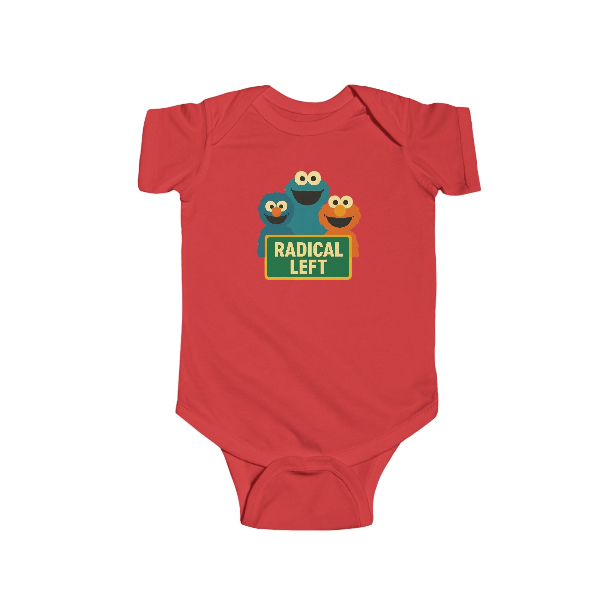 Cute Baby Gift Bodysuit with "Radical Left" Design, Infant Onesie, political Gift, Baby Shower Present, Adorable, liberal gift Baby Fashion